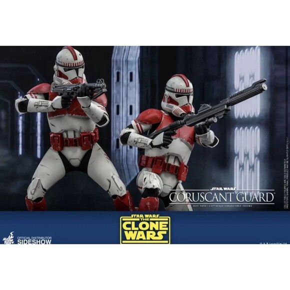 Hot Toys TMS025 Star Wars The Clone Wars Coruscant Guard 1/6 Figure SEALED - Picture 10 of 11